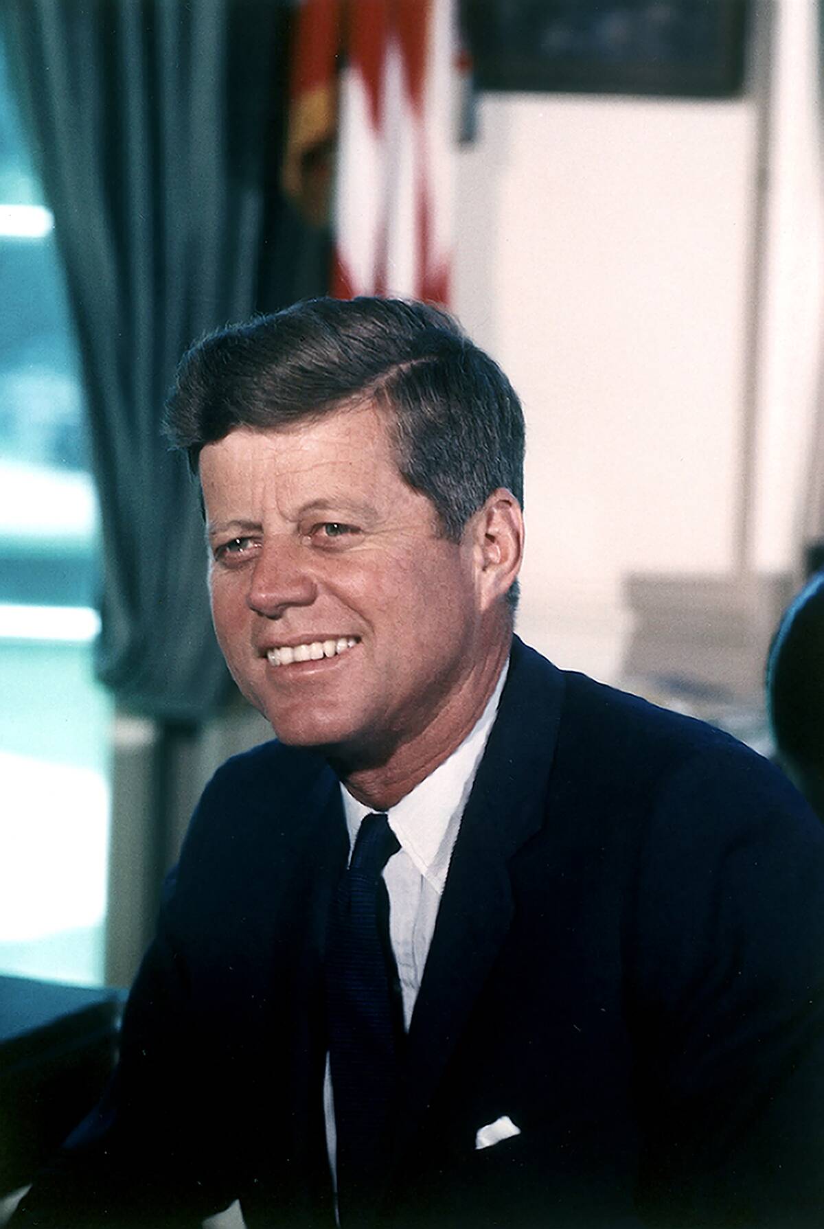 Portrait Of President John F Kennedy