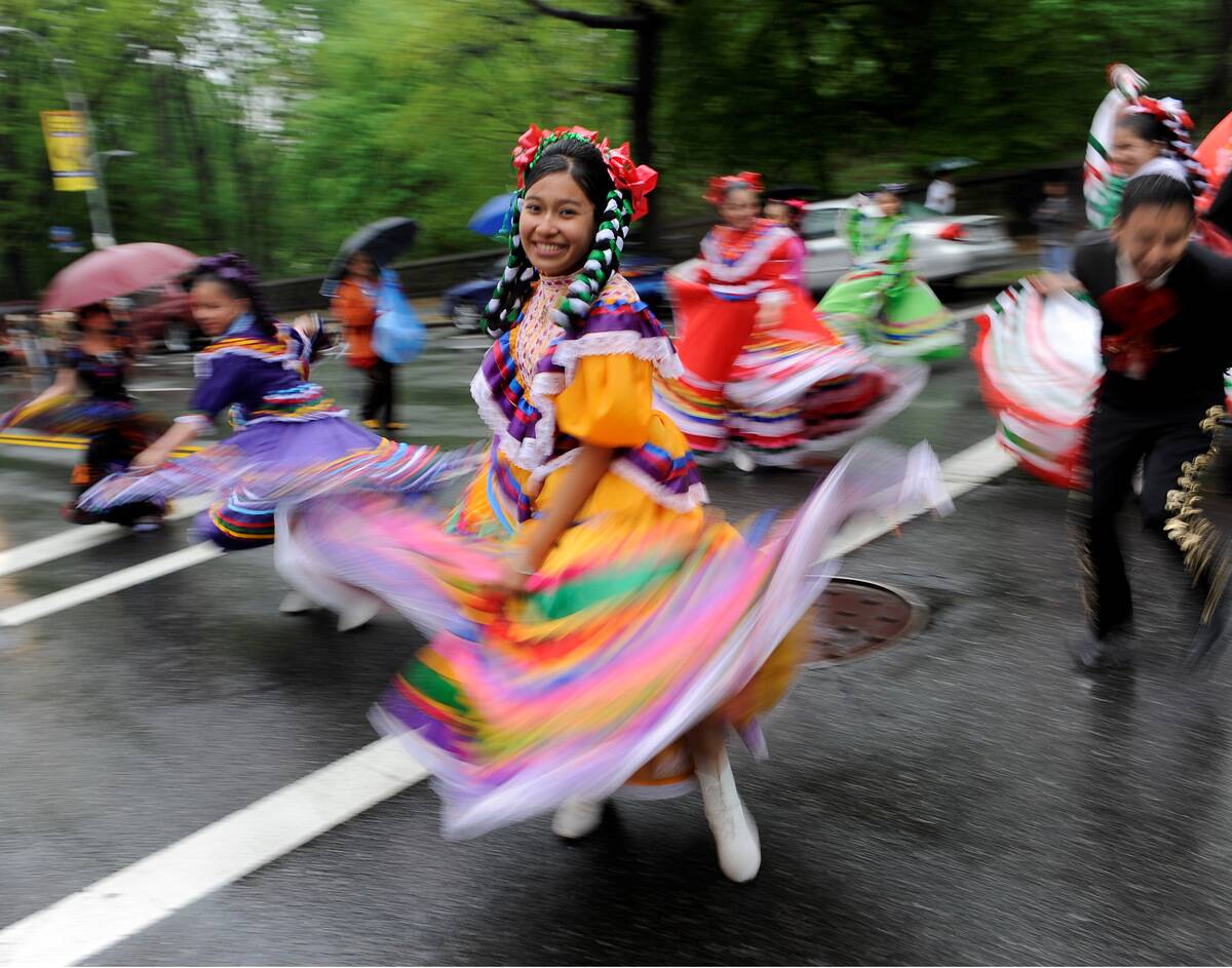 Pouring rain didn't dampen the spirits of hundreds of revele