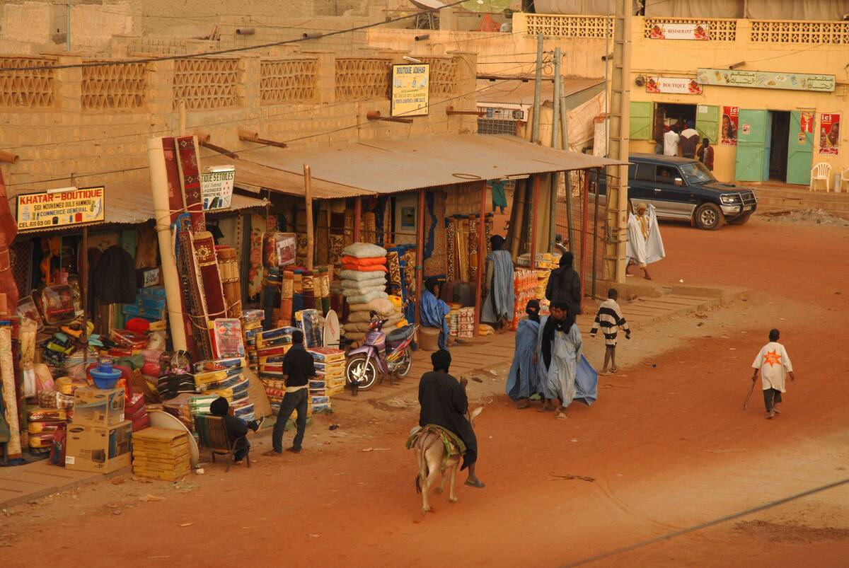 Shops On A Timbuktu Street