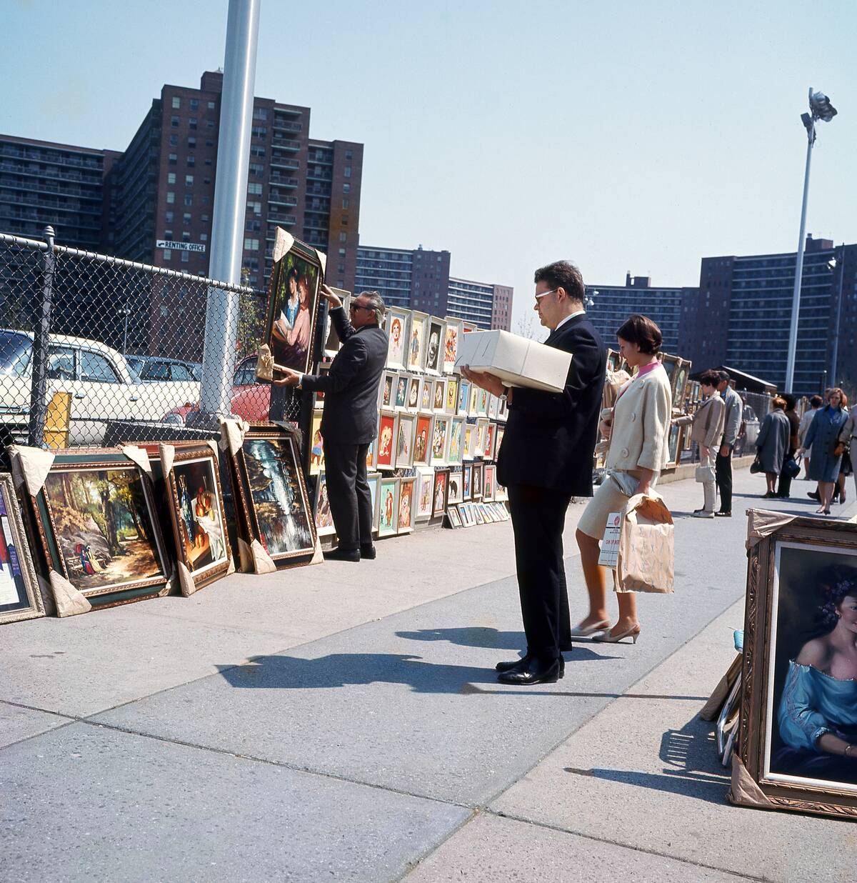 Sidewalk Art Gallery, Queens New York 1967