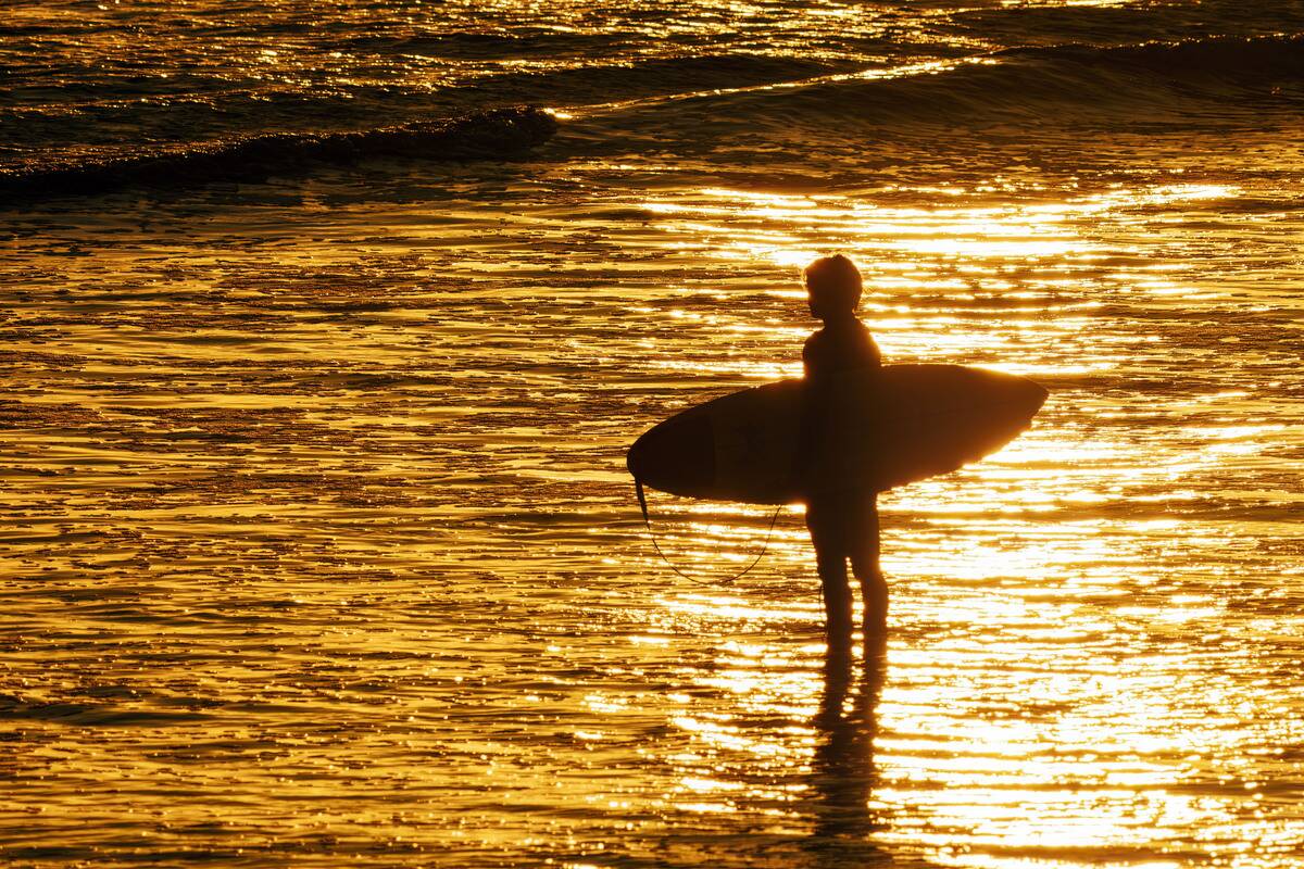Sunset In Huntington Beach California