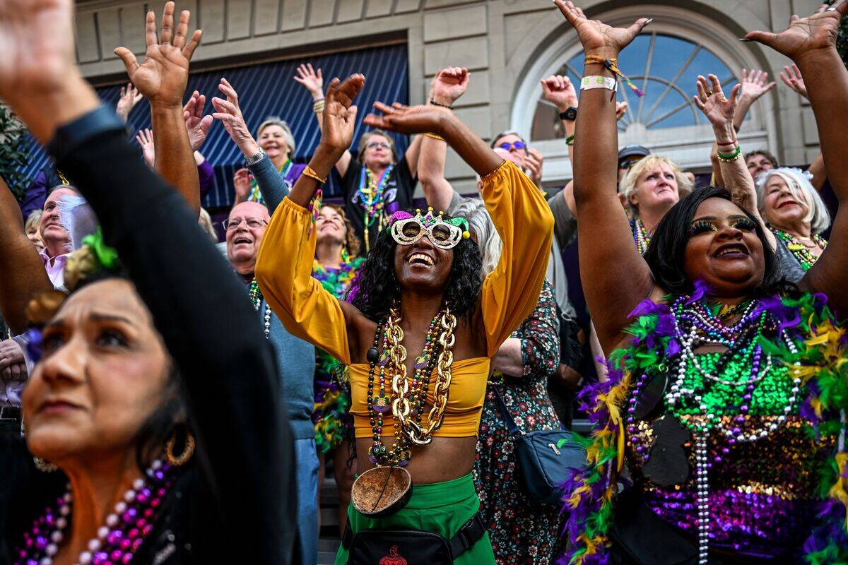 US-TRADITION-FESTIVAL-MARDI GRAS