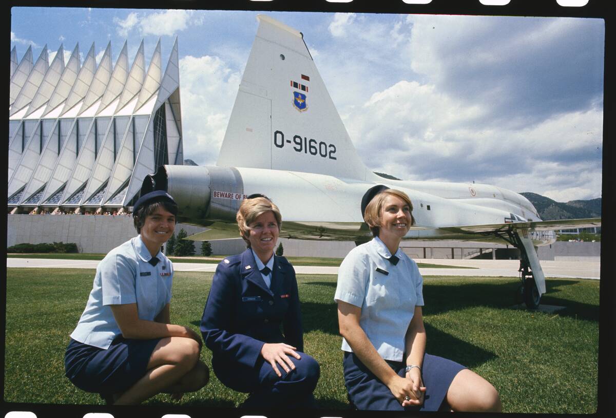Air Force Women on Runway
