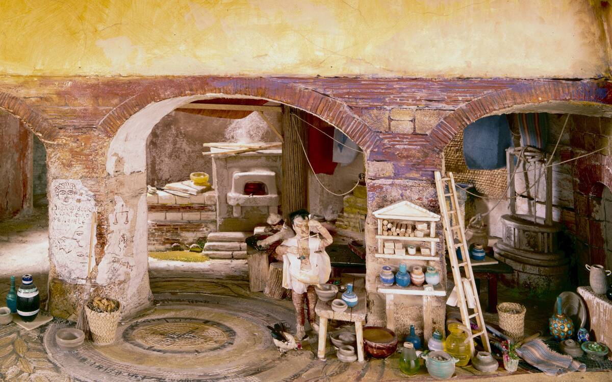 Alexandrian chemical workshop, 1st century AD.