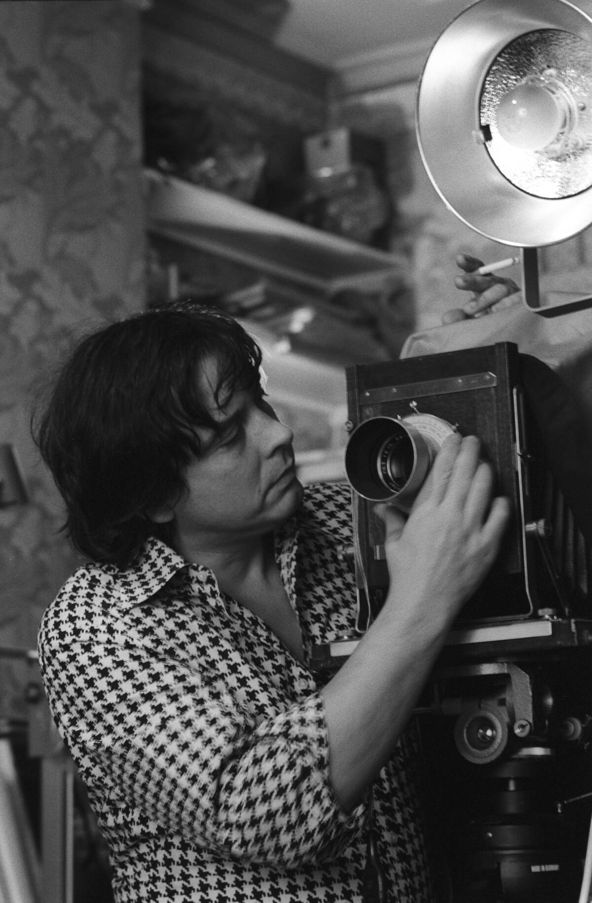 David Bailey and Marie Helvin