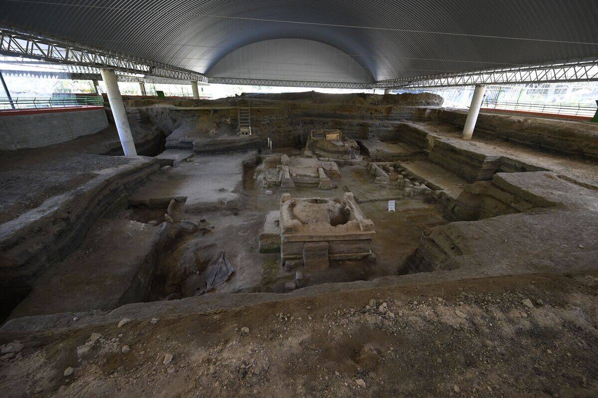 EL SALVADOR-ARCHAEOLOGY-JOYA DE CEREN