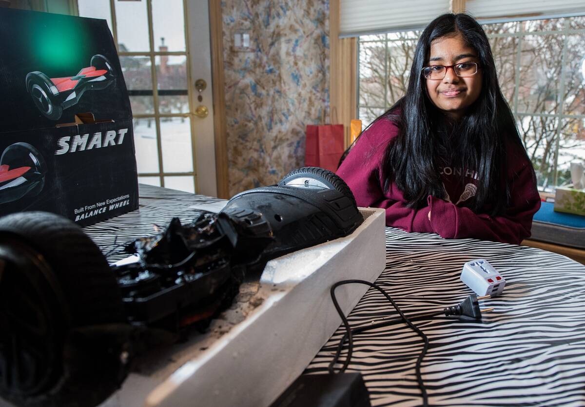 Exploding hoverboard causes fire in home