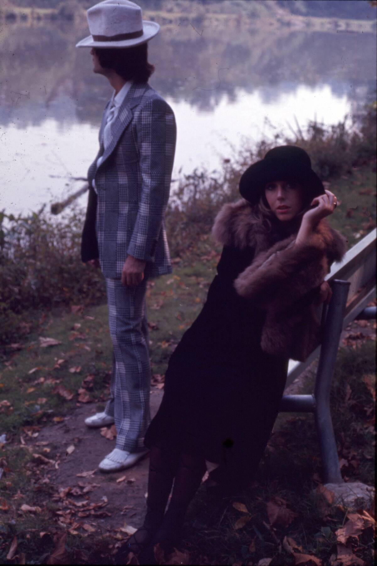 Fashion Couple By The Water