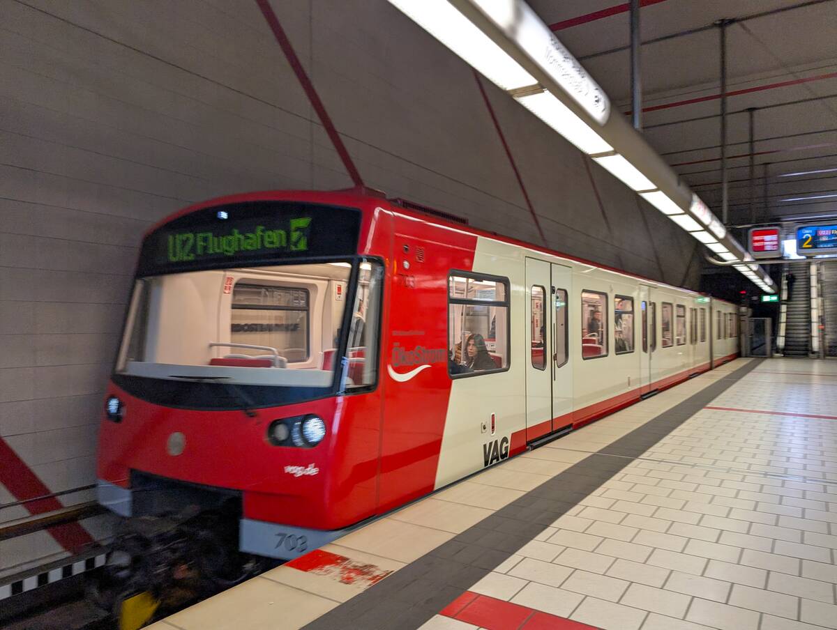 First Fully German Automated Underground Railway In Nuremberg