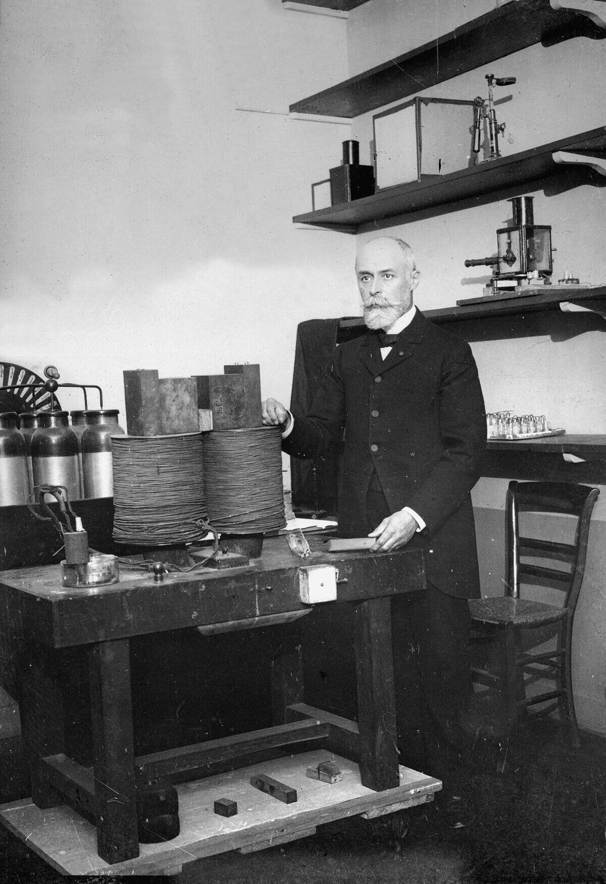 Henri Becquerel (1852-1908), French physicist, in