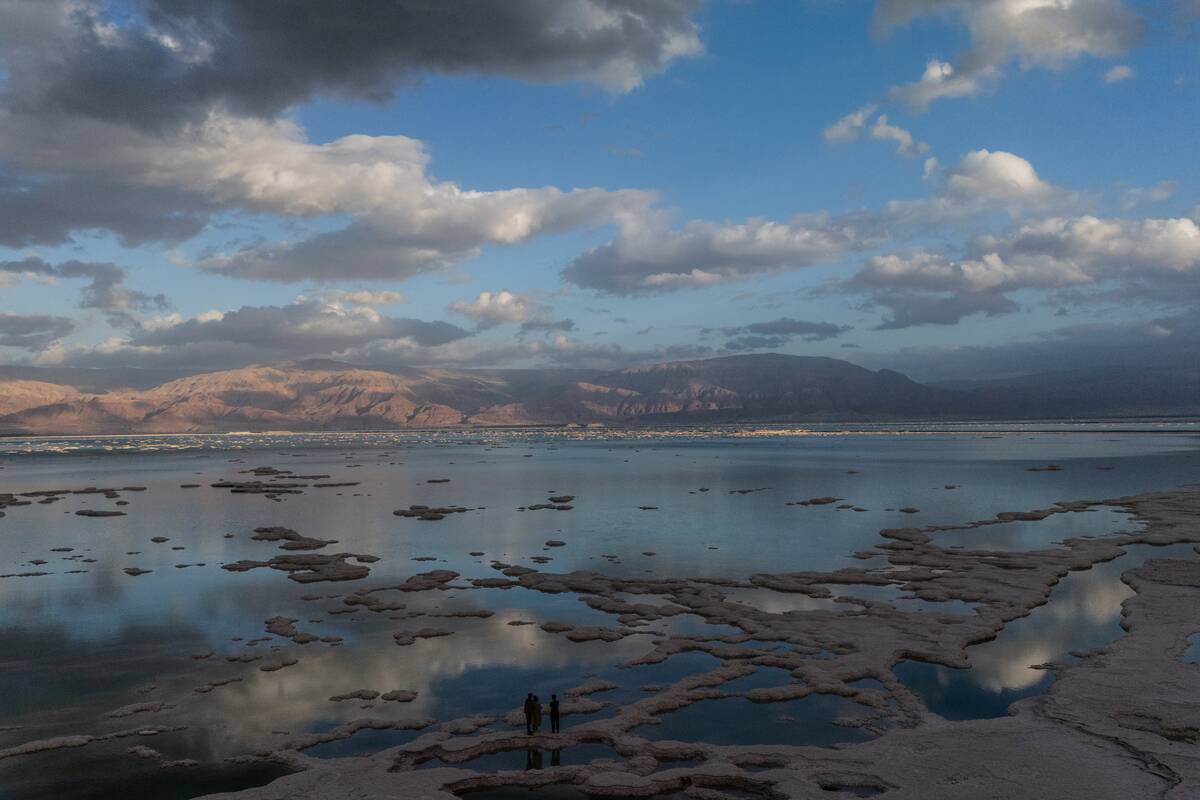 ISRAEL-PALESTINIAN-JORDAN-CLIMATE-DEAD SEA