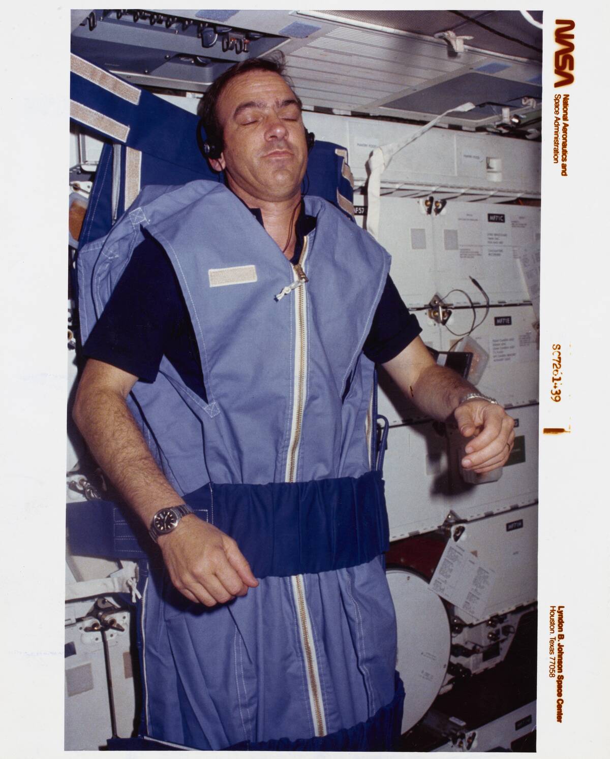 John Fabian Sleeps on Challenger