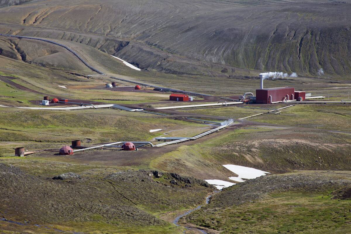 Krafla geothermal power plant