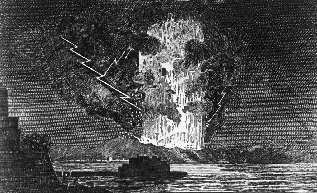 Mount Vesuvius Erupts