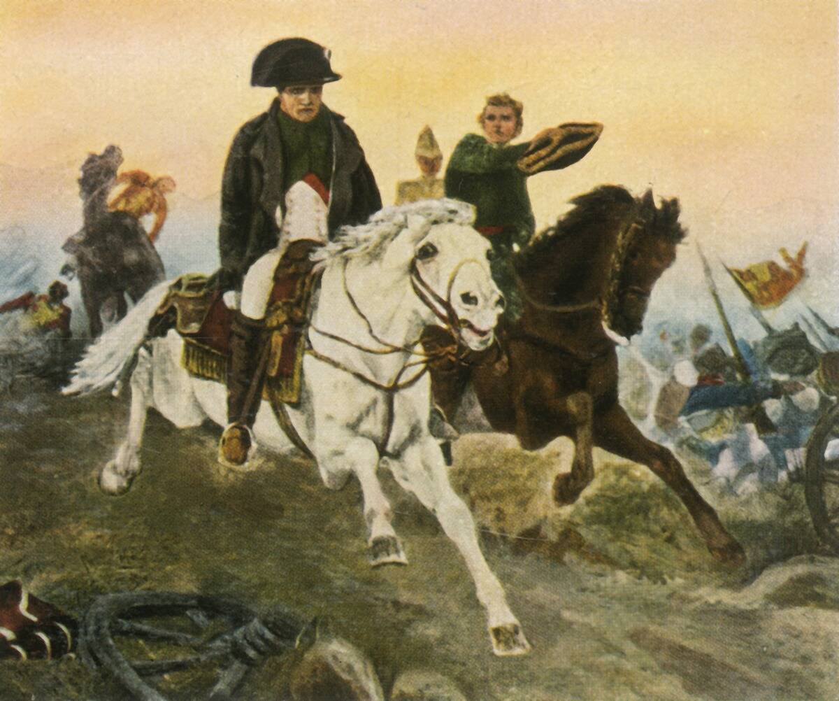 Napoleon On The Retreat From Waterloo