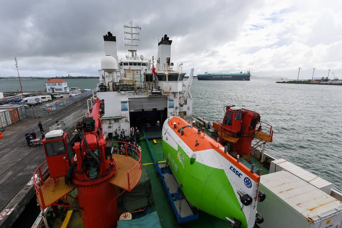 NEW ZEALAND-CHINA-SCIENTISTS-KERMADEC TRENCH-EXPEDITION
