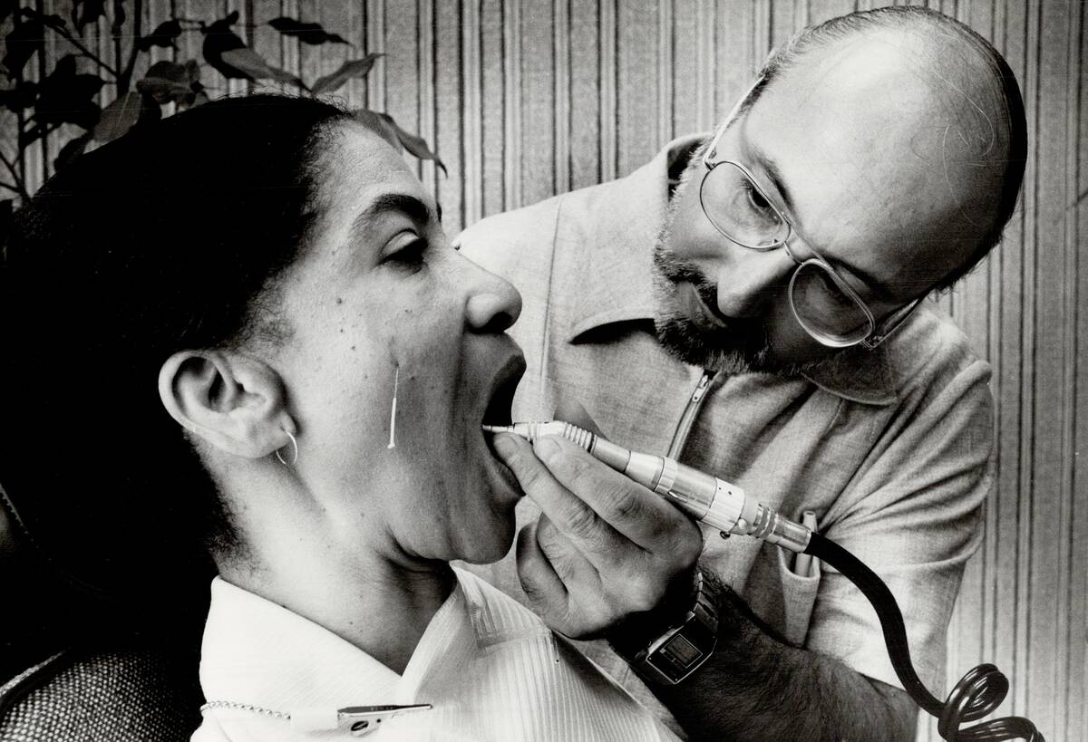 No freezing: Toronto dental surgeon Dr. Herbert Adirim; president of the Acupuncture Foundation of C