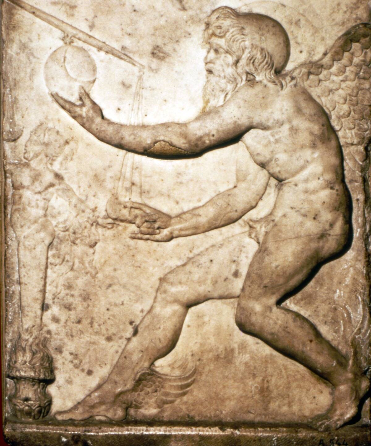 Roman Relief Of Saturn. Artist: Unknown.