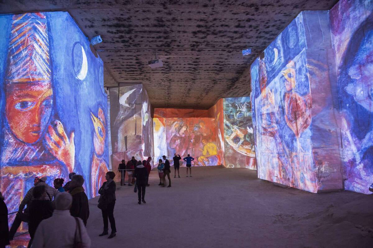 The Carrieres de Lumieres (Quarries of Lights) is a...