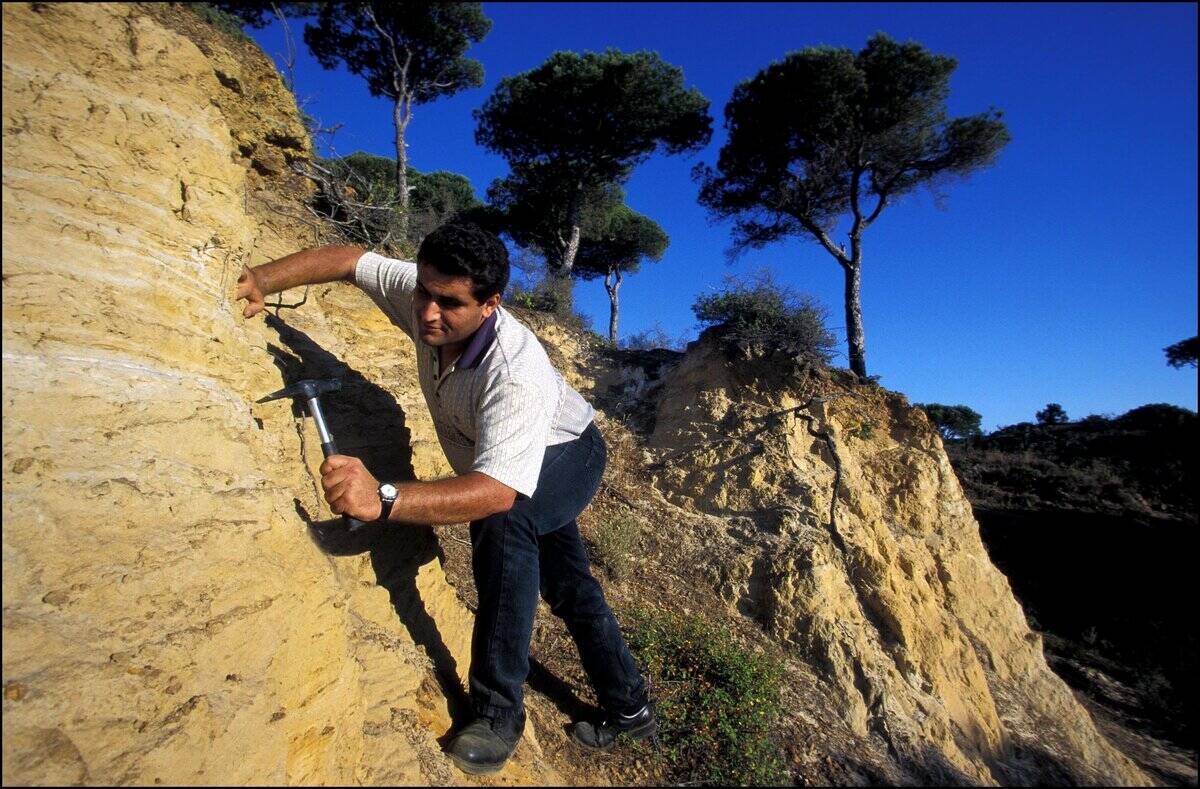 The Yellow Amber Treasures Of Lebanon In Paris, France In June, 2001.