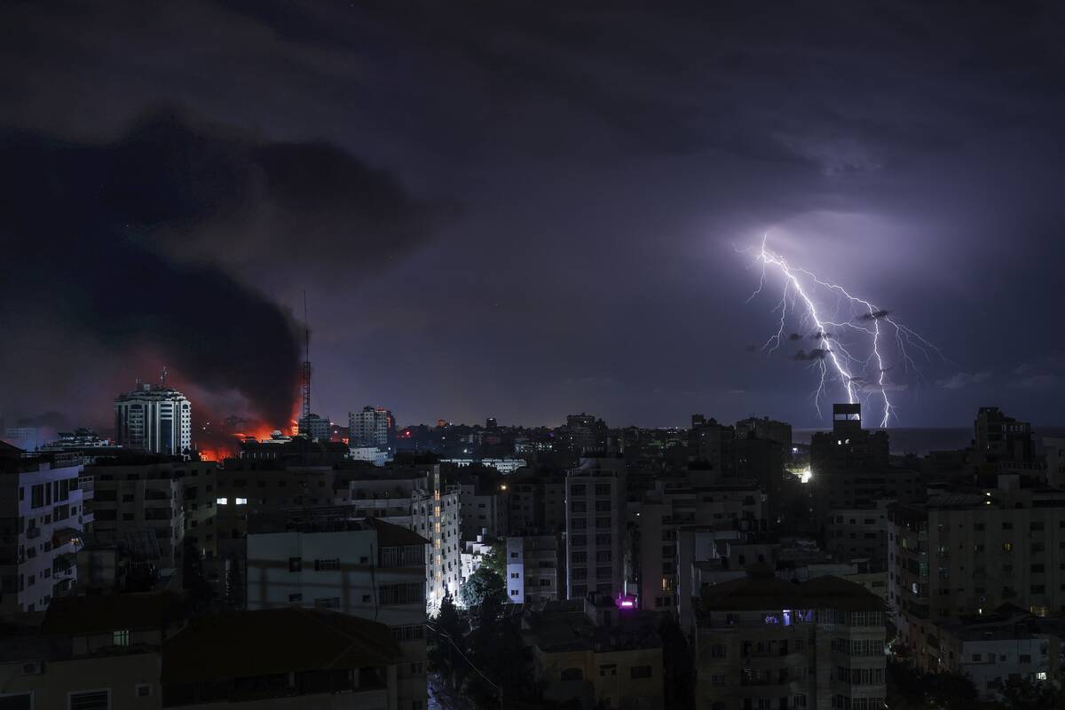 TOPSHOT-PALESTINIAN-ISRAEL-CONFLICT-WEATHER