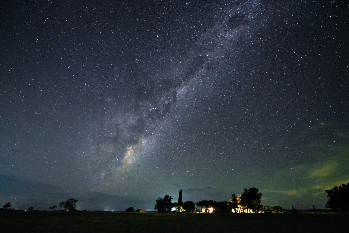TOPSHOT-URUGUAY-ASTRONOMY-SPACE-MILKY WAY