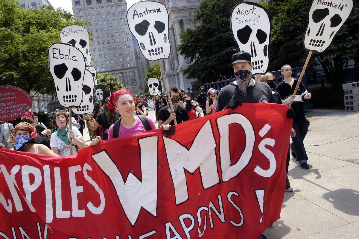 Activisits Protest Biotechnology Convention