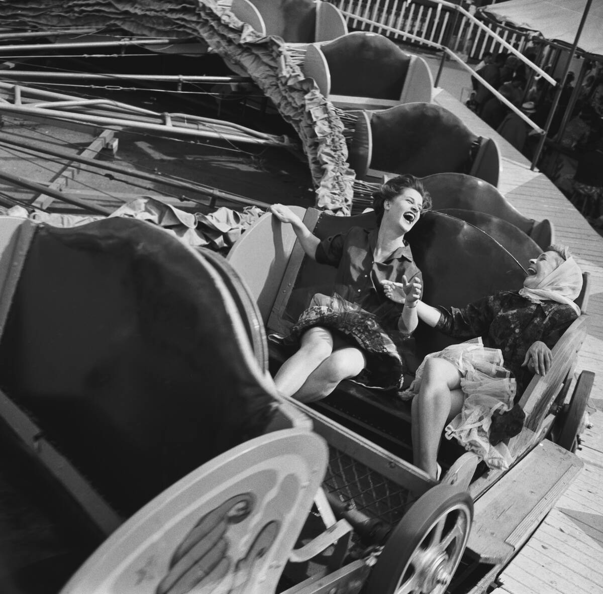 Actresses At Battersea Fun Fair