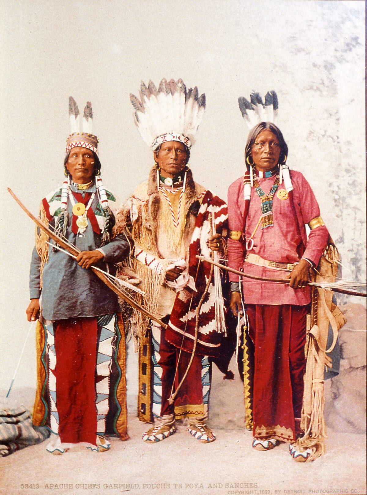'Apache Chiefs Garfield, Puche Te Foya, And Sanches'