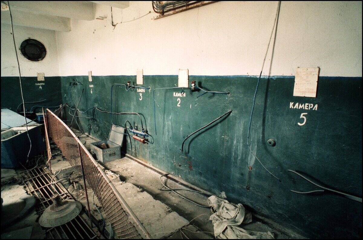 Biochemical weapons testing site revisited on Renaissance Island, in Aral Sea.