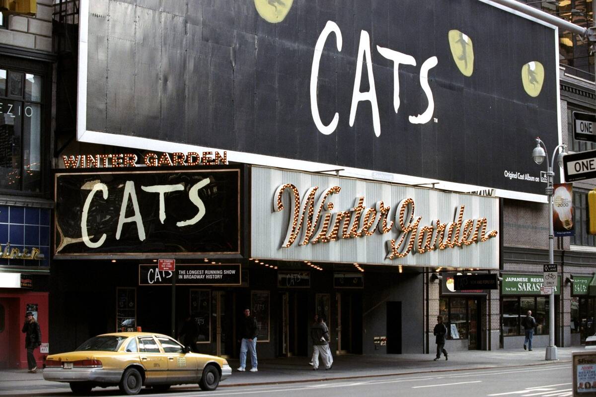 Cats, the longest running show in Broadway history, has its