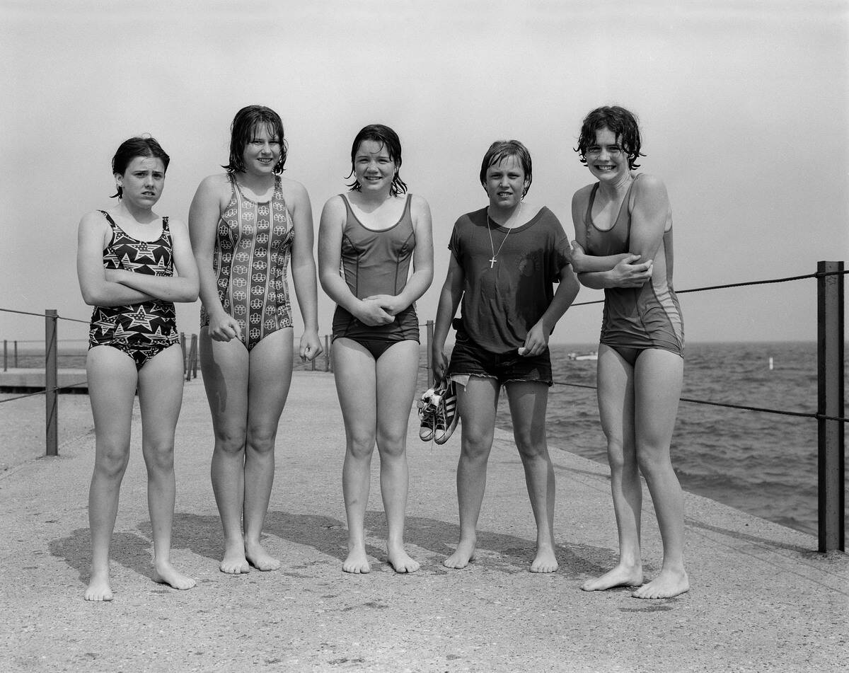 Five Girls On A Pier