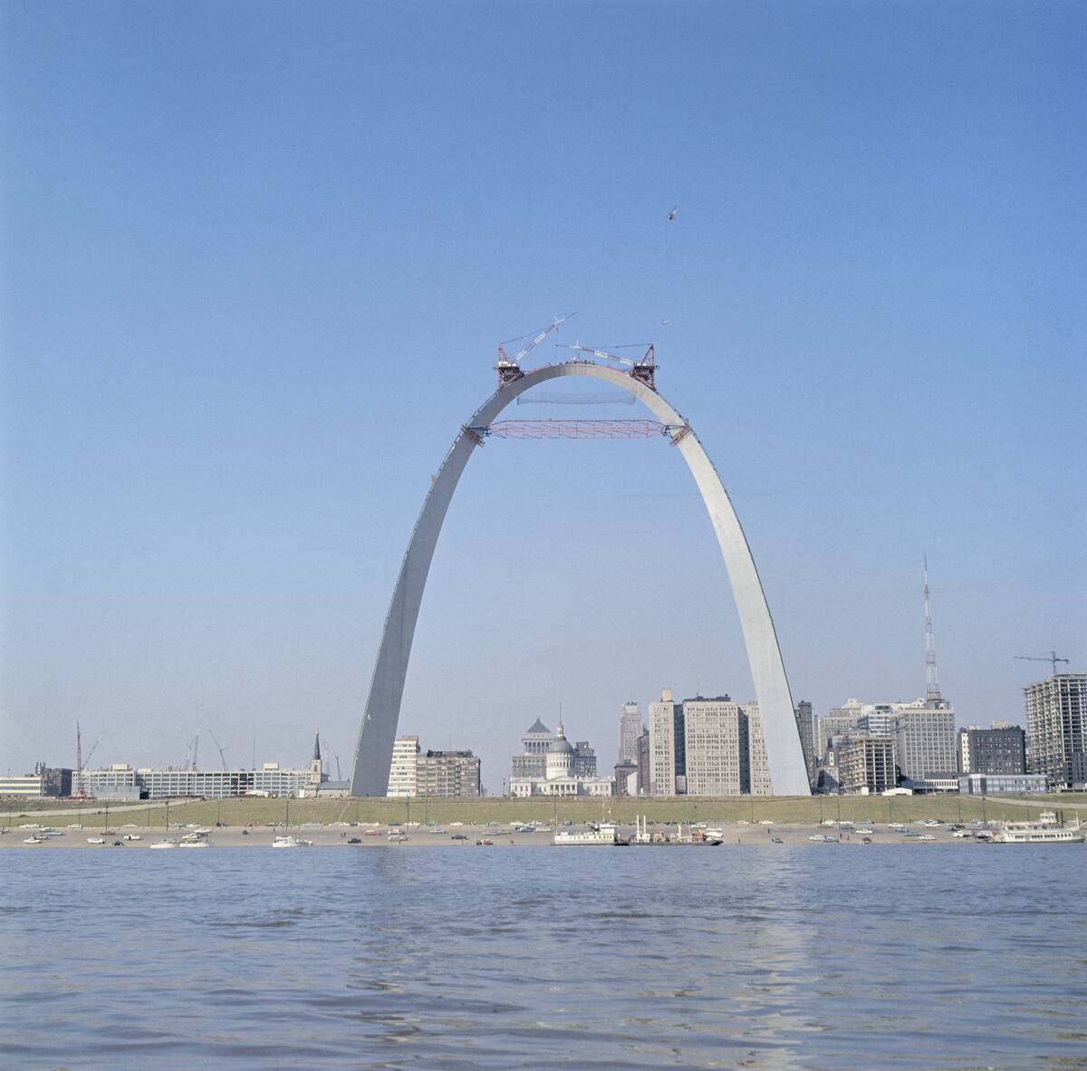 Gateway Arch Under Construction