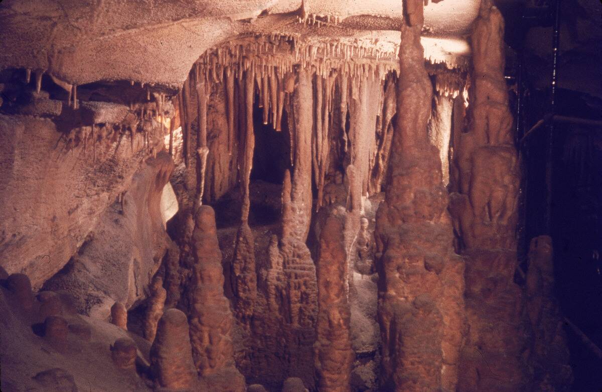 Interior of Mammoth Cave National Park