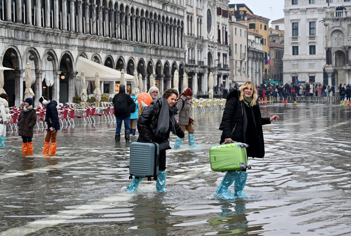 ITALY-WEATHER-FLOOD-VENICE
