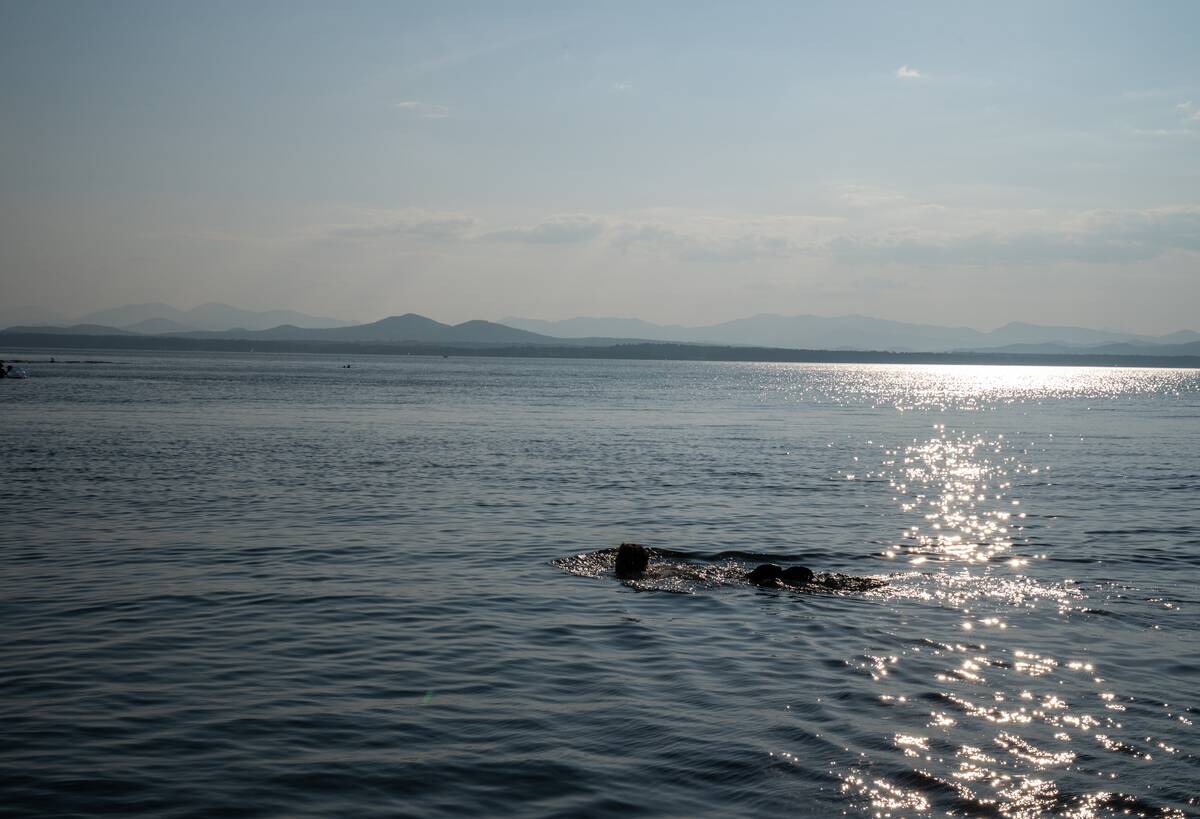 Lake Champlain In Charlotte, Vermont