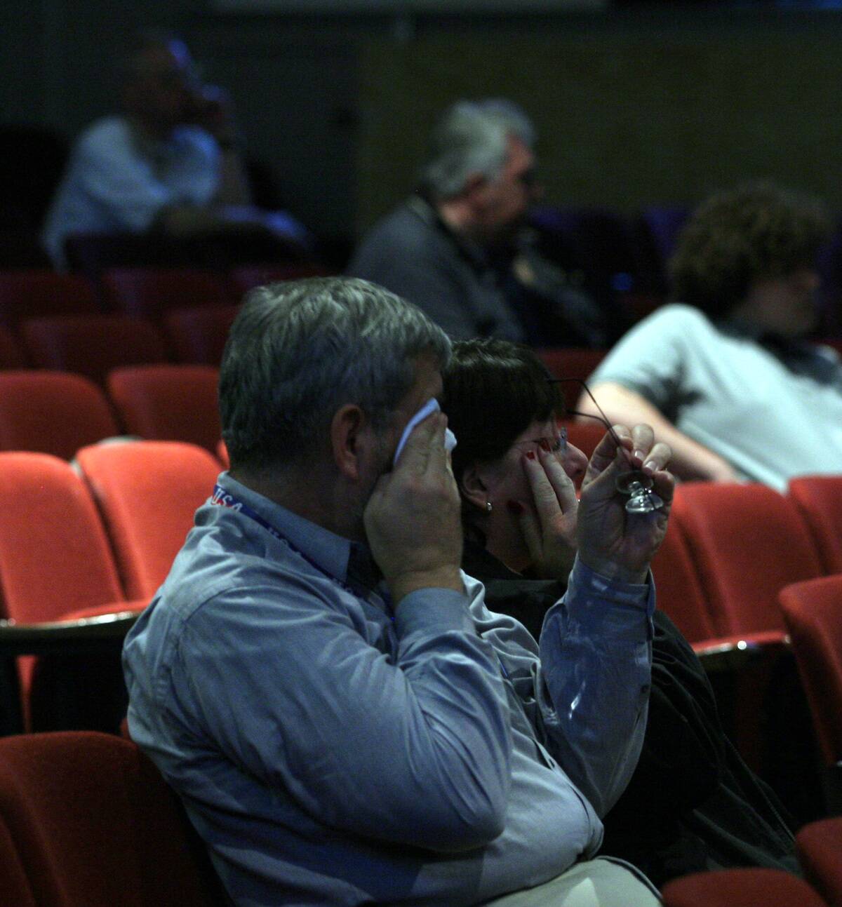 ME_POPE 04/08/2005 jahi chikwendiu Bruce Walter, left, and h