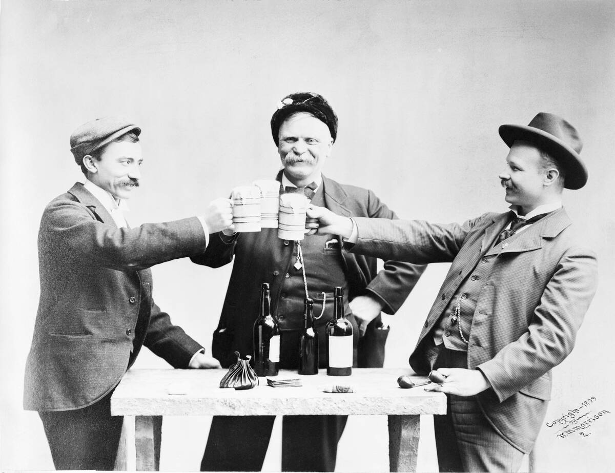 Men Toasting with Beer