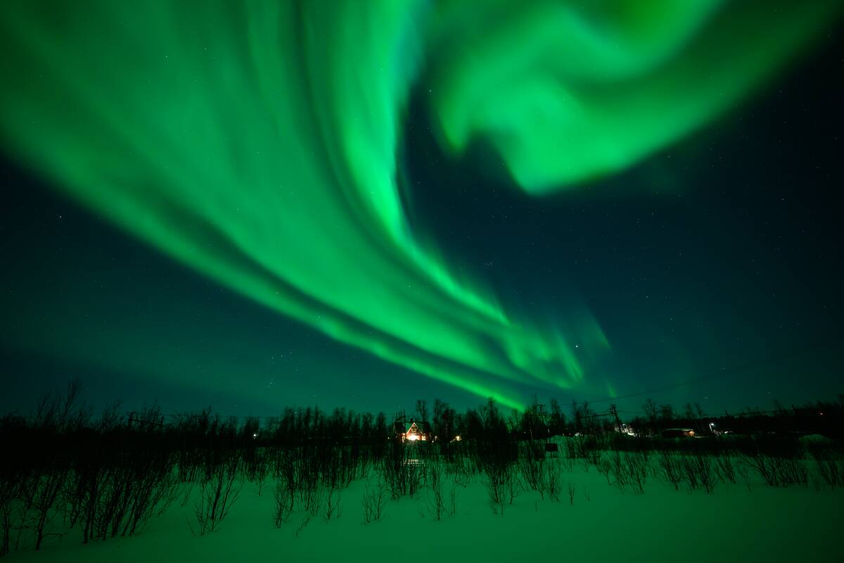 Northern Lights In Kiruna