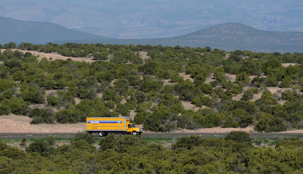 Penske rental truck