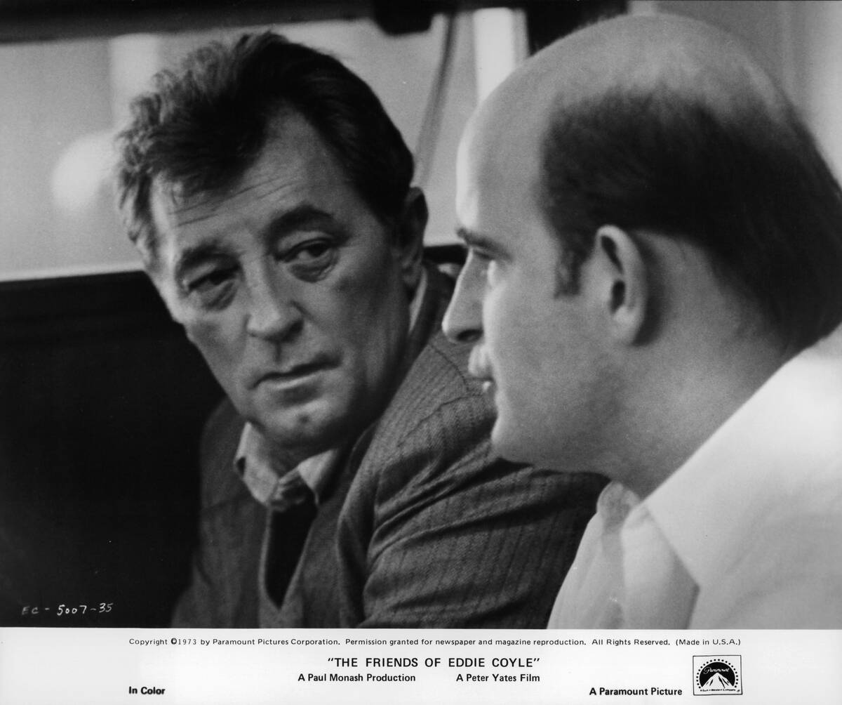 Robert Mitchum And Peter Boyle In 'The Friends of Eddie Coyle'