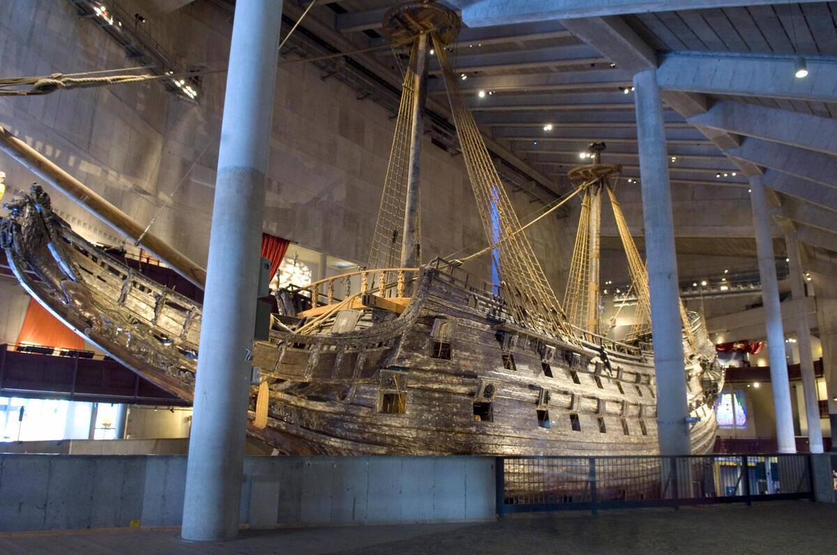 Swedish 17th century royal warship Vasa