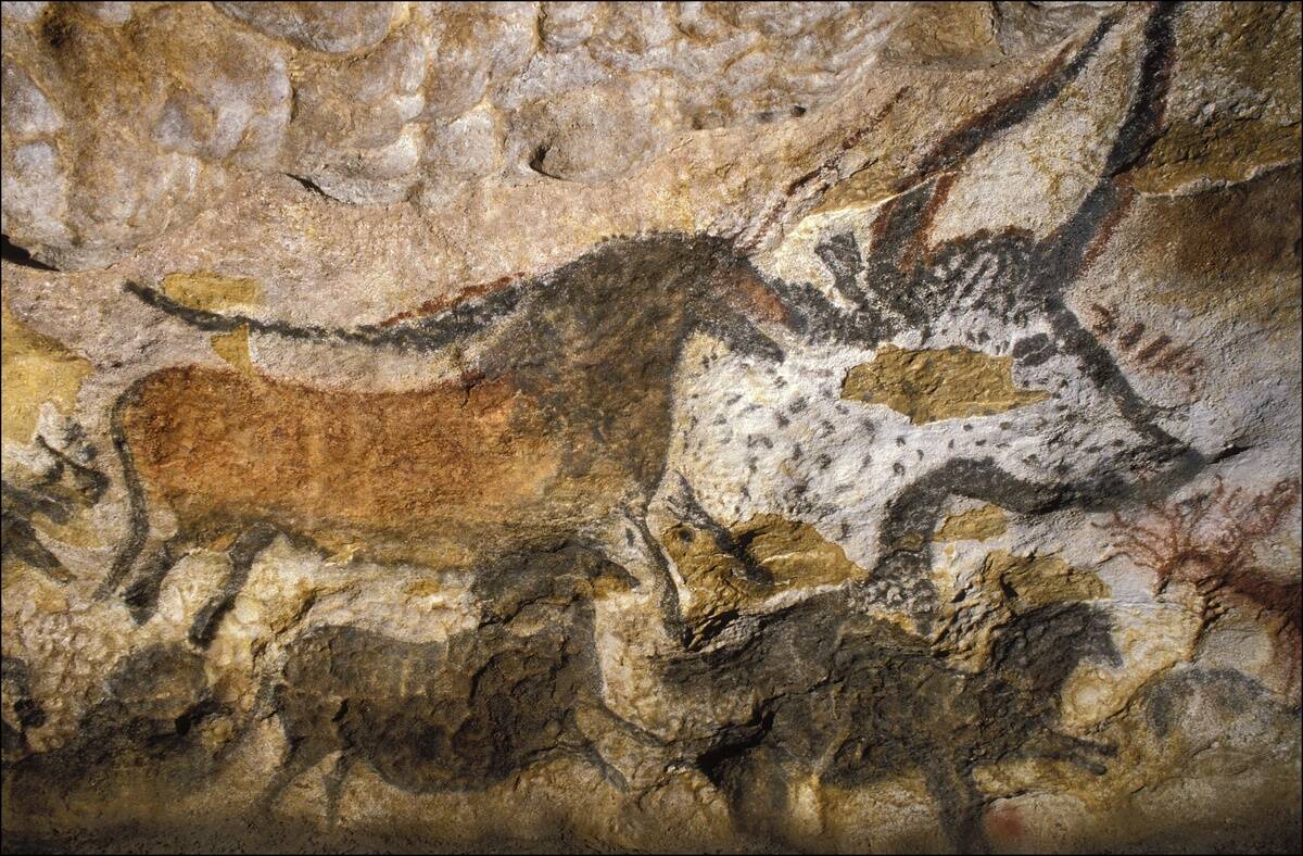 The 50 years of the cave Lascaux in Montignac, France in June, 1990.