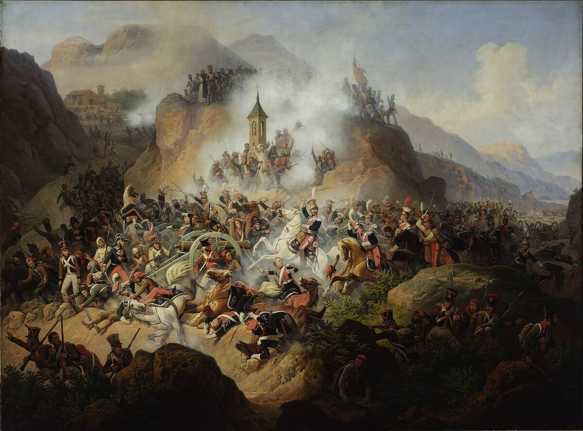 The Battle Of Somosierra On November 30, 1808