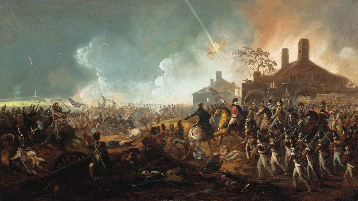 The Duke of Wellington at la Haye Sainte The Battle of Waterloo