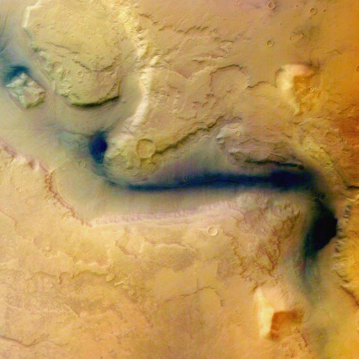 The European Space Agency Release Images Of Mars