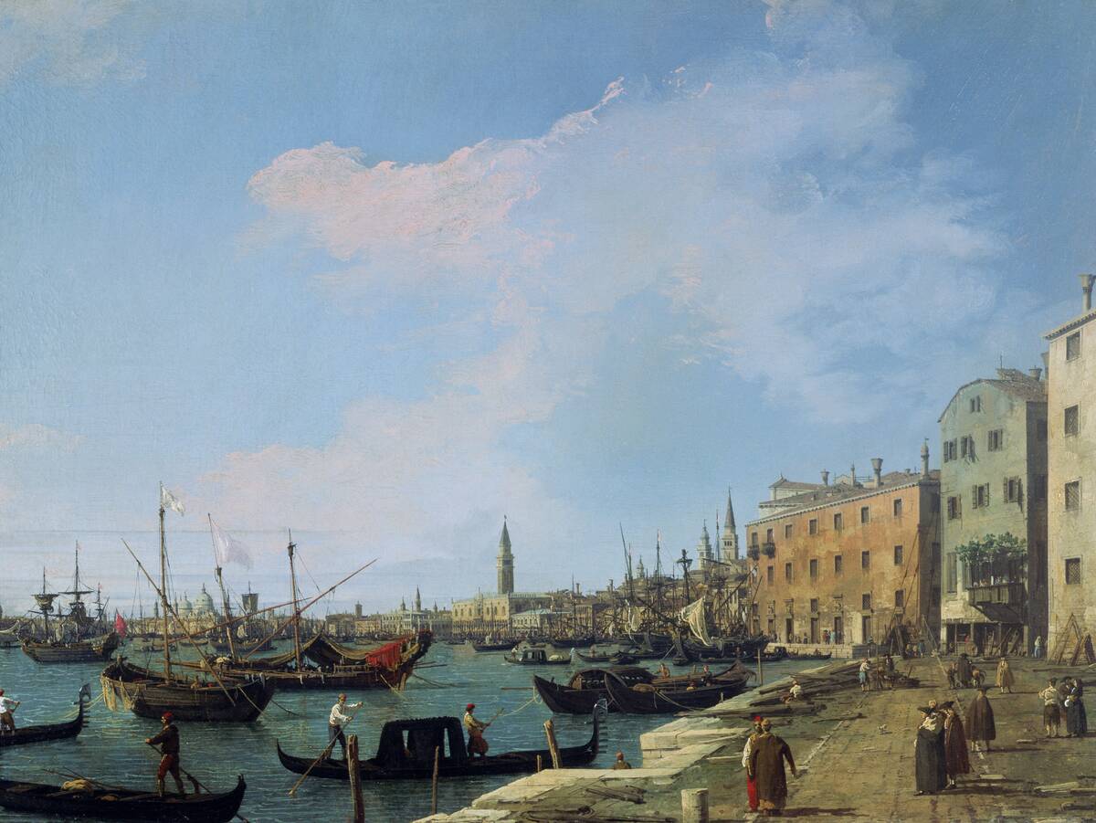 The Riva Degli Schiavoni Towards St. Mark's by Canaletto