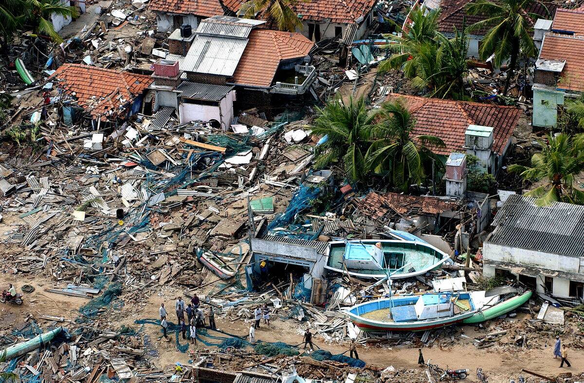 TOPSHOT-SRI LANKA-ASIA-QUAKE-AERIAL