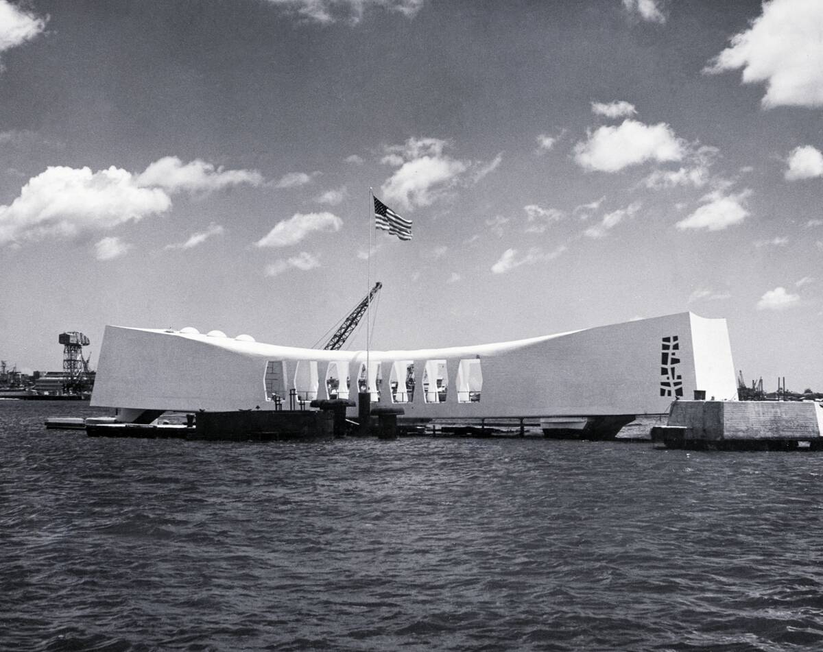 Uss Arizona Memorial Atop Arizona Remain