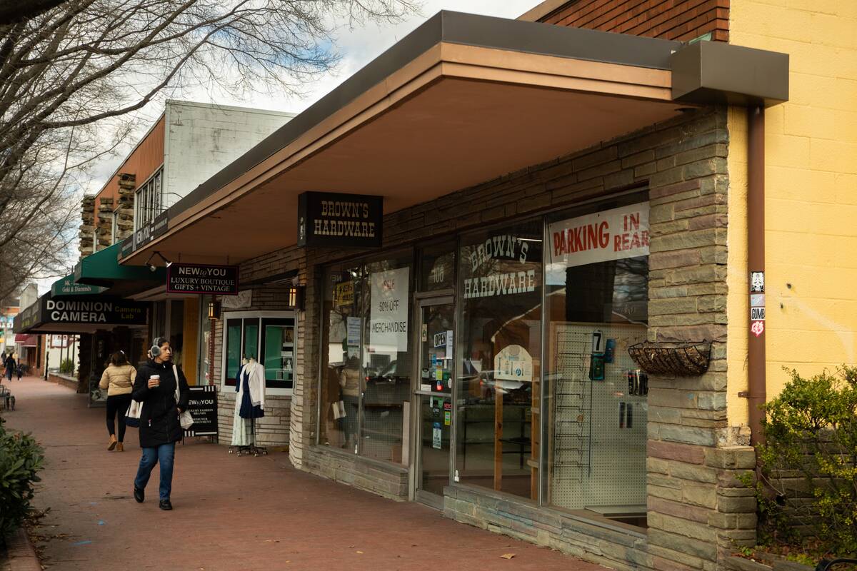 WASHINGTON, DC - MARCH 8: Brown's Hardware is a longtime instit